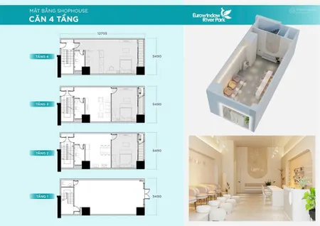 Bán shophouse khối đế eurowindow river park vị trí đắc địa, sinh lời bền vững