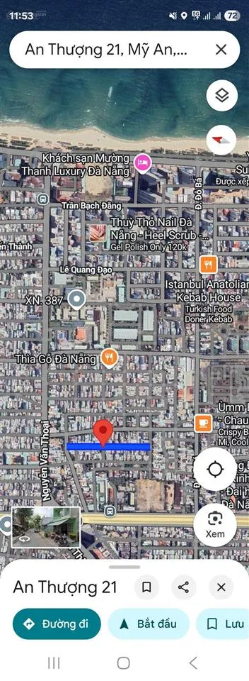 Bán lô đất mt an thượng 21 sát châu thị vĩnh tế, nguyễn văn thoại