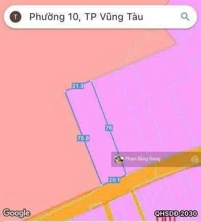 Bán đất mặt tiền đường nguyễn hữu cảnh làng du lịch chí linh p rạch dừa tp hcm
