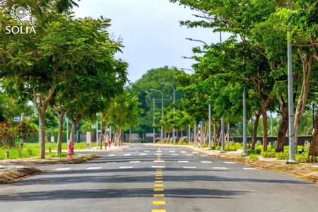 Bán lô đất 100% thổ cư mặt tiền đường lớn 6x16 có vỉa hè đường nhựa rộng