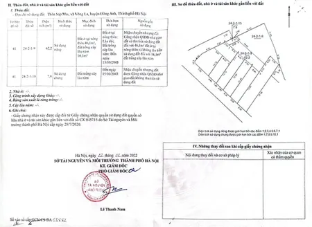 Bán đất ấp sáp mai, thiên lộc, hà nội, diện tích 66.8m2 mặt tiền 4m full thổ cư giá 8x triệu/m2