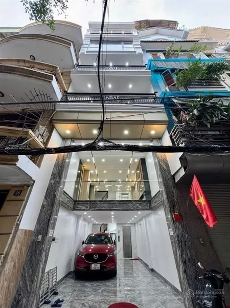 Bán nhà trung tâm quận uỷ hoàng mai 55 m2 6 tầng thang máy mới koong mặt phố oto tránh