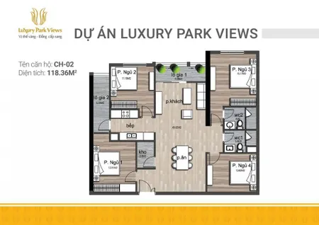 Chính chủ bán căn hộ 128m2. 4pn, bc view công viên cg, tại luxury park view,giá 12,5 tỷ. 0962 636 ***