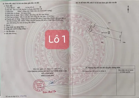 Bán đất 500m² giá 235 triệu Xã Ea Ning