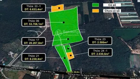 Chính chủ bán đất lớn (9,4ha) sổ đỏ xã an phú, củ chi. đất trồng cây lâu năm có 1 thổ cư 310 tỷ