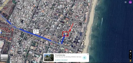 Lô sát góc đinh đạt giao nguyễn đức an, cách biển chỉ 300m, phù hợp để xây căn hộ nghĩ dưỡng