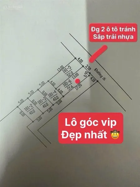 Gấp! chính chủ bán lô góc 52m2 đất thanh mai thanh oai đường ô tô tránhkinh doanh giá bay nhanh