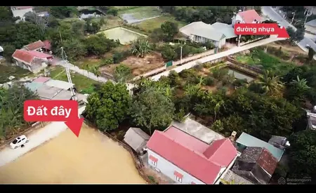 Lô đất gần nhà văn hóa thôn tân an, cách đường nhựa xe bus chỉ hơn 100m, tl413kdl hồ suối hai 600m