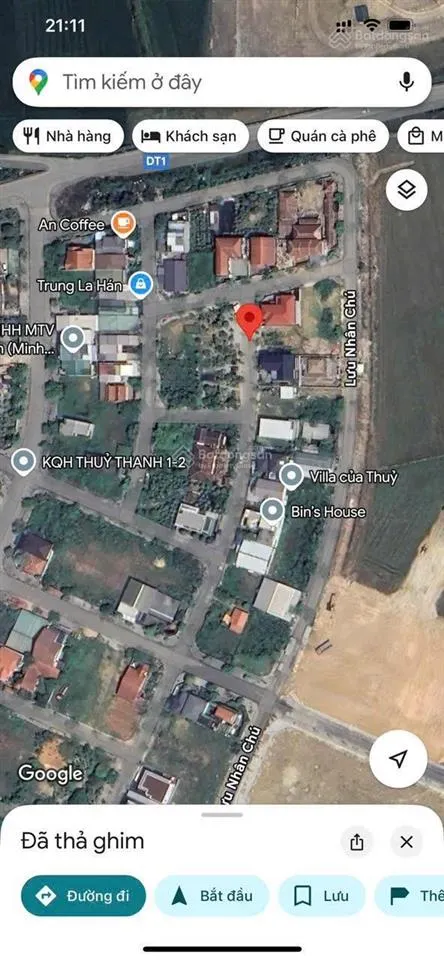 Bán đất xây biệt thự khu quy hoạch thuỷ thanh