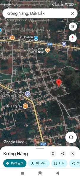 Bán đất 220.2m² giá 389 triệu Xã Krông Năng