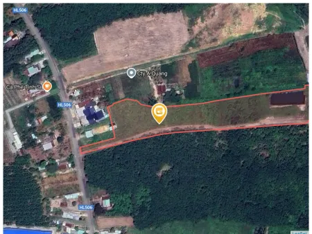 Bán đất 19195.8m² ngang 400m giá 25 tỷ Xã Phước Thành