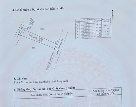 Bán đất 486m² giá 3.7 tỷ Phường Tân Lập