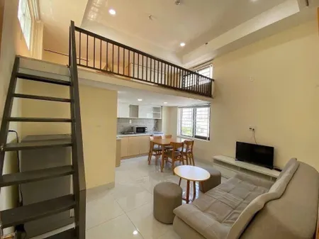 Duplex full nội thất máy giặt riêng trung tâm quận 7