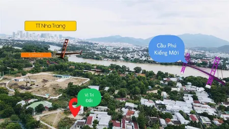 Lô đất thổ cư vĩnh ngọc phường tây nha trang sổ hồng gần cầu phú kiểng sắp xây mới