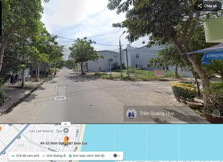 Lô đất đẹp mt đường đinh đạt, khu vực đông đúc, cách biển chỉ 200 gần biển