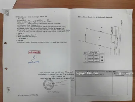 Bán đất mặt tiền đường trung an 20 x 45 ( 766m2 thổ cư ) xã trung an , h củ chi , tphcm ( 9,5 tỷ )