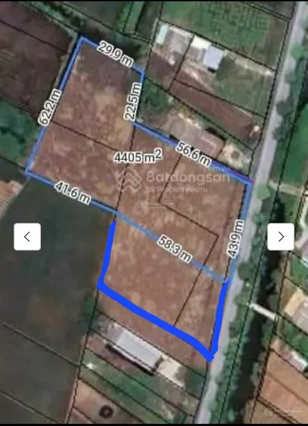 Bán 4.000m2 đất thị xã gò công, hợp làm kho xưởng bãi vựa, mặt tiền đường tỉnh 873b nhựa, 3,5tr/m2