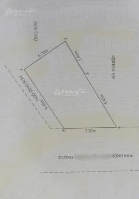 Bán đất 80m2 (mt 7,3m) hàng f0 cách aeon 300m đường 6m 2 xe oto tránh hơn 3 tỷ gần đường cr3