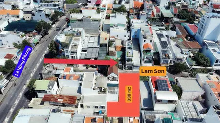 Chính chủ cần bán lô đất mặt tiền lam sơn vị trí vàng tới 339m2, nở hậu cự đẹp, ngay dũng