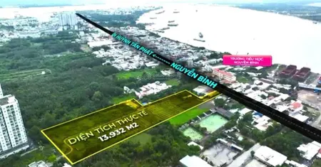 Bán đất 13.932m2 mặt tiền tại nguyễn bình, phú xuân, nhà bè, 279 tỷ cực chất