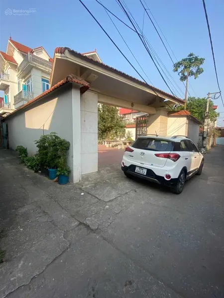Bán đất thị trấn chờ yên phong bắc ninh ô tô, lô góc nở hậu mt = 6,2m giá 1,45 tỷ (71m2)