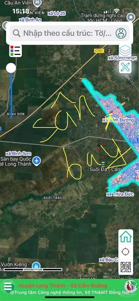 Bán đất mặt tiền sân bay long thành, 769e, đất quy hoạch tmdv, xã long thành, đồng nai