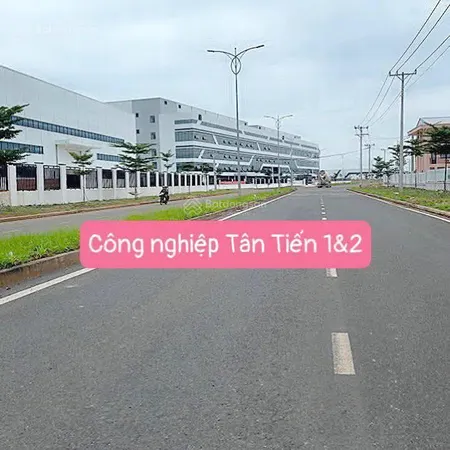 Bán đất thổ cư mặt tiền xuyên tâm 32 ngay kcn tân tiến, sát tuyến 2 giá 245tr