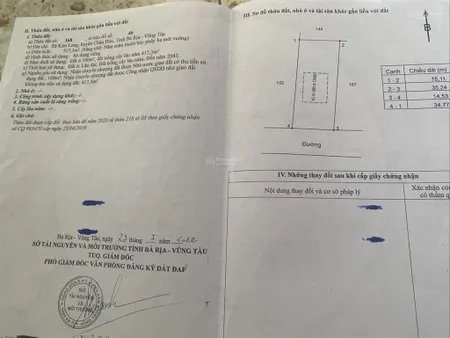 Đất trống, lộ giới 20m mặt tiền 14.5m khu dân cư