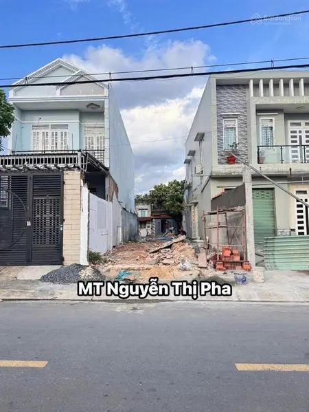 Đất 2 mặt tiền trước sau đ.nguyễn thị pha, giáp quận 12