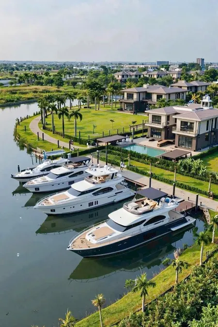 Bán đất Biệt Thự Mặt Sông Khu đô Thị Ngọc Dương Riverside điện Ngọc