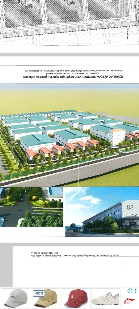 Bán Kho, Nhà Xưởng 1000m2 Tại Xã Liên Châu, Thanh Oai, Hà Nội, 7,5 Tỷ