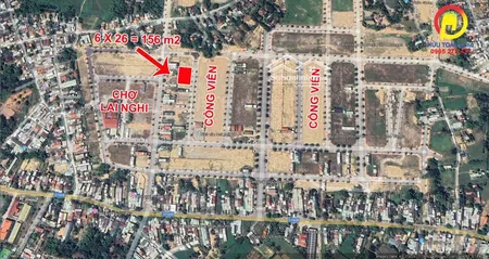 Khu Phố Chợ Lai Nghi (có Sổ): Bán Lô đất 156m2; Giá Rẻ 16,5 Tr/m2; đối Diện Công Viên, Gần Chợ.