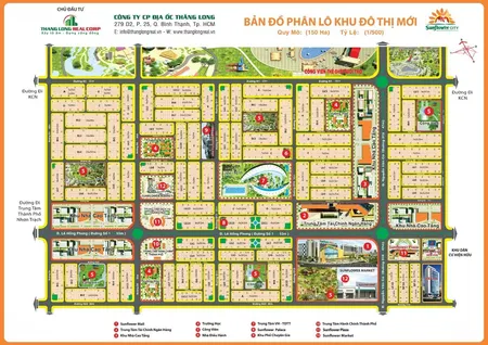 Nhận Mua Bán đất Nền Dự án Sunflower City Xã Phước An, Huyện Nhơn Trạch, đồng Nai
