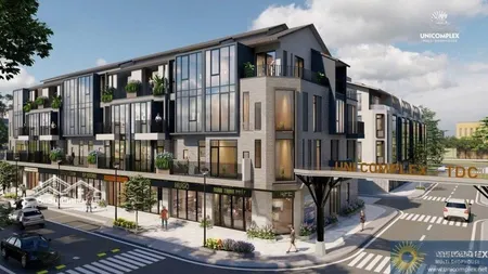 Nhà Phố Uni Complex Ngay Trung Tâm P. Bình Dương Tp.hcm , 260m2/1t-2l/shr/ Ngân Hàng Cho Vay 75%