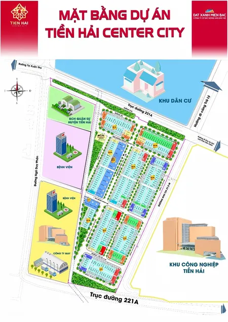 Hàng Hiếm Tại Tiền Hải Center City, Xã Tây Giang, Tiền Hải, Thái Bình, 3 Tỷ, 196 M2