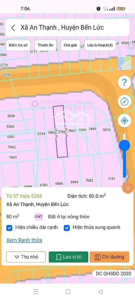 Bán đất Nền Dự án Kdc An Thạnh, 1,62 Tỷ, 80m2, Giá Tốt, Uy Tín, Bến Lức, Long An
