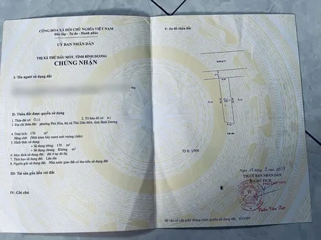 D1 Phú Hòa 1, Ngay Ngã Tư D1 - Trần Văn ơn, Giá Rẻ.