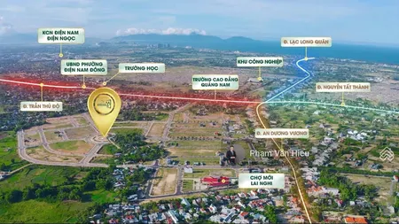Bán đất Nền Dự án The Mansion Hội An,16 Triệu/m2, 126 M2 Tại An Dương Vương-điện Bàn đông Quảng Nam