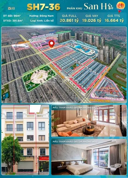Sh7 - 36 Siêu Phẩm Trục Vàng Sở Hữu Ngay "mặt Tiền Tiền Tỷ" Miễn Phí Dịch Vụ 10 Năm 96m2