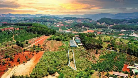 Cơ Hội đầu Tư đất Nam Ban, Lâm Hà 974m2 Sẵn200m2 Thổ Cư Làm Nhà Vườn Nghỉ Dưỡng Tuyệt Vời Chỉ 1,6t