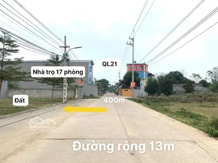 Duy Nhất 1 Lô Hoa Hậu đường Rộng 13m ở Trung Tâm Chợ Hòa Lạc, Sẵn Sổ đỏ Giá Bán 4 Tỷ Lh