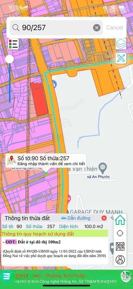 Bán đất Tại Quốc Lộ 51, Tam Phước, Biên Hòa, đồng Nai, 1,99 Tỷ, 100m2 đẹp, Nhiều Tiện ích