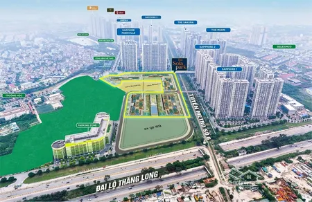 Mua 1 Lời 2 Khi Mua Shophouse Khối đế Sola Park,nằm Tt Kđt Tây Mỗ, Dòng Tiền Thuê 75tr/th, Vốn 10%
