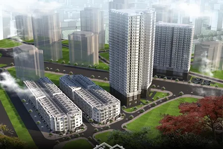 Liền Kề Khu Nhà ở Phú Diễn, đường Hoàng Quốc Việt Kéo Dài 90m2, 6 Tầng Thang Máy Giá Chỉ 27 Tỷ.