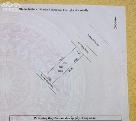 BÁN NỀN ĐƯỜNG B9 KHU TÂN PHÚ - P. HƯNG PHÚ (P. TÂN PHÚ CŨ) - CẦN THƠ