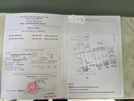 Chú Quân Bán Nhà Mặt Tiền đường Trần Quang Khải - Tân định - Q.1. Giá 4tỷ350 đang Cho Thuê 30 Triệu
