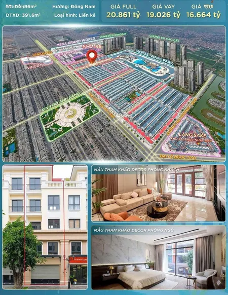 Siêu Phẩm Trục Vàng - Mặt Tiền Tiền Tỷ" - Vin Ocp2 - Shop 96m2 - Mt 6m - Giá Cũ - Ck Tháng Ngâu