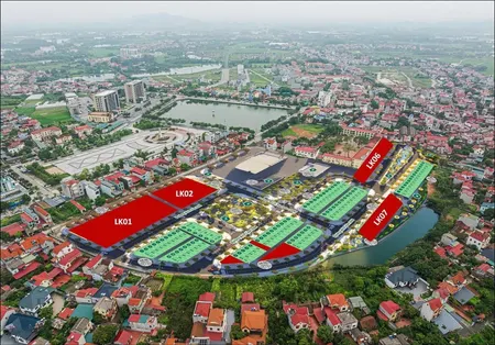Bán Lk2 Viu Công Viên- Bích Sơn Central Pont.s 80m2-mt 5m-đường 20m. Giá 4,1tỷ