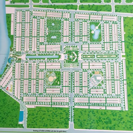 Bán Gấp đất Nền Dự án Saigon Village Nền B3 ( 80m2 ). Vị Trí được Xây 1 Trệt 3 Lầu , Giá 2ty320