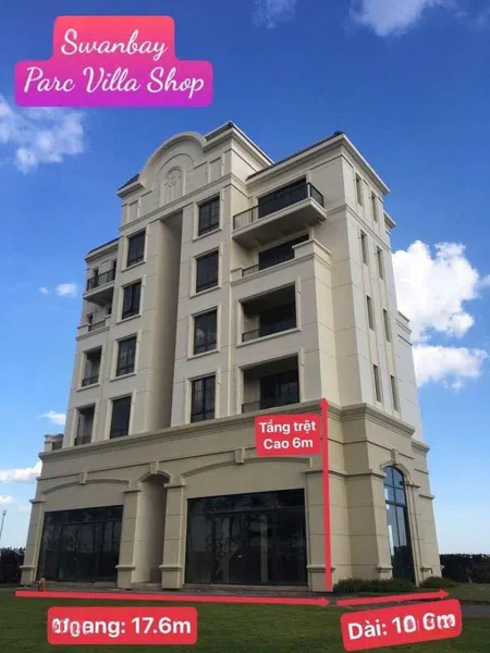 Bán Gấp Shophouse Zone 6 Swanbay đối Diện Công Viên 22ha - 5 Tầng Có Thang Máy Giá Tốt-
